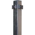 Hadra Eckpfosten für Doppestabmatten Zaunset SMALL, verzinkt für Zaunhöhe: 103 cm (L:1500 mm)