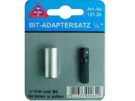 HaWe Bit-Adaptersatz 1/4 für innen und außen Art.Nr. 151.20