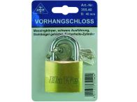 HaWe Zylinder-Vorhangschloss Messing 40 mm Art.Nr. 355.40