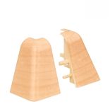 Haro Außenecke Ahorn Kunststoff für Sockelleiste 19x39mm (2 Stück/Pack), Art. Nr.: 407071