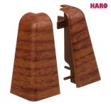 Haro Außenecke Merbau Sedan/Jatoba brasil Kunststoff für Sockelleiste 19x58mm (2Stk/Pak), Art. Nr.: 407129