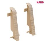 Haro Zwischenstück Nordic Pine Kunststoff für Stecksockelleiste 19x58mm (2 Stück/Pack), Art. Nr.: 407150