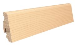 Haro Stecksockelleiste 19x58mm 2,2m Lärche weiß furniert bioTec, Art. Nr.: 407189