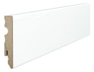 Haro Sockelleiste 15x80mm 2,2m Dekor weiß (Grundierfolie), Art. Nr.: 411057