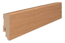 Haro Stecksockelleiste 16x58mm 2,2m Eiche furniert versiegelt matt, Art. Nr.: 411131