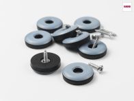 Haro Stuhlgleiter mit Schraube (8 Stück/Paket) Durchmesser 25mm, Art. Nr.: 408277