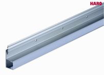 Haro LED-Befestigungsschiene Weißlicht 2,4 m silber, inkl. Dichtlippe, Art. Nr.: 409778