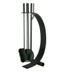 Heibi Kaminbesteck, schwarz, 4-teilig, 78 cm (52327-028)
