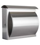 Heibi Briefkasten Quelo mit Zeitungsfach, Edelstahl (64234-072)