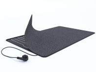 Jollytherm Heizteppich 65 Watt 80x50 cm Farbe Grau