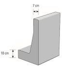 KANN Winkelstein Baubreite 40 cm grau
