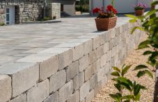 KANN Germania antik Mauerstein Muschelkalk-nuanciert gealtert