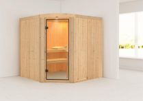 Karibu Systemsauna Aukura naturbelassen - Eckeinstieg