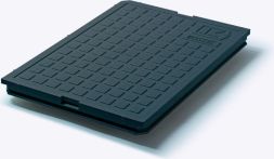 KESSEL-Abdeckplatte aus PVC, Größe 2/3,Farbe: schwarz | Nr.: 30003S