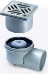 KESSEL-Objektablauf Practicus DN100 seitl., Designrost Kessel | Nr.: 45110.63