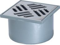 KESSEL-Aufsatzstück Schlitzrost V2A, 120x120, K3 | Nr.: 48165