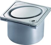KESSEL-Aufsatzstück Designrost Oval, 120x120,Lock&Lift | Nr.: 48202