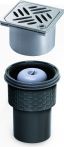 KESSEL-Objektablauf Ecoguss DN100 senkr., Designrost Kessel | Nr.: 48411.63