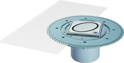 KESSEL-Dünnbettaufsatz Designrost Oval,120x120 | Nr.: 48626