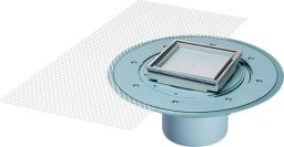 KESSEL-Dünnbettaufsatz System 125 mit befliesbare Abdeckung, 110x110 | Nr.: 48906