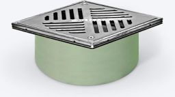 KESSEL-Aufsatzstück 200x200 aus Kunststoff/edst. | Nr.: 48954