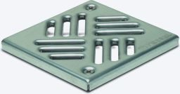KESSEL-Schlitzrost aus Edst. 1.4301, 138x138 | Nr.: 27154