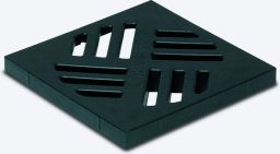 KESSEL-Schlitzrost aus ABS, Farbe: schwarz | Nr.: 60101S