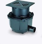 KESSEL-Hofablauf System 400 DN100,seitl., Klasse A, T: 380-510 | Nr.: 851100A