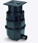 KESSEL-Hofablauf System 400 DN100,seitl., Klasse A, T: 730-1080 | Nr.: 851102A