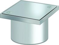 KESSEL-Aufsatzstück geschl. Abdeckpl., 150x150, System 100 | Nr.: 27191G