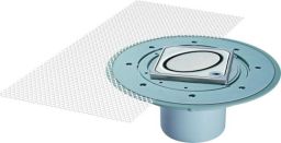 KESSEL-Dünnbettaufsatz Variofix Designrost Oval, ohne Lock&Lift, V4A | Nr.: 48670
