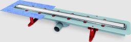 KESSEL-Duschrinne Linearis Comfort L: 750, mit befestigter Dichtmanschette | Nr.: 45600.83M