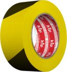 Kip 3824 Gewebe-Warnband gelb/schwarz - 33 m Rolle