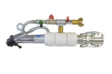 PFT Feinputzgerät mit Quetschventil DN25 S14 200-30° Geka