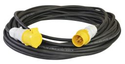 PFT Verlängerungskabel 3 x 2,5 mm², YEL 3-16 A  25 m (110 V, 1 Ph)