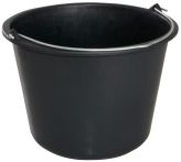 PFT Kunststoff-Eimer schwarz, Inhalt: 12 Liter