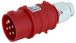 PFT CEE-Stecker 7 x 16A 6h rot