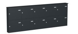 Knobloch Briefkastenanlage AP100-244, Farbe: RAL 7016 Anthrazitgrau glatt matt