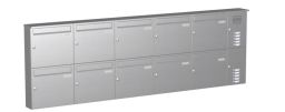 Knobloch Briefkastenanlage AP101-244-E, Farbe: Edelstahl