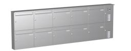 Knobloch Briefkastenanlage AP103-244-E, Farbe: Edelstahl