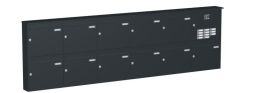 Knobloch Briefkastenanlage AP113-244, Farbe: RAL 7016 Anthrazitgrau glatt matt