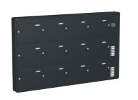 Knobloch Briefkastenanlage AP122-220, Farbe: RAL 7016 Anthrazitgrau glatt matt