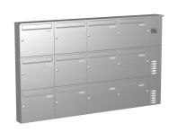 Knobloch Briefkastenanlage AP122-244-E, Farbe: Edelstahl