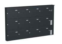 Knobloch Briefkastenanlage AP123-244, Farbe: RAL 7016 Anthrazitgrau glatt matt