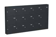 Knobloch Briefkastenanlage AP130-220, Farbe: RAL 7016 Anthrazitgrau glatt matt