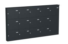 Knobloch Briefkastenanlage AP130-244, Farbe: RAL 7016 Anthrazitgrau glatt matt