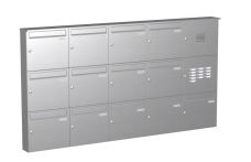 Knobloch Briefkastenanlage AP131-244-E, Farbe: Edelstahl