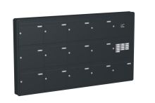 Knobloch Briefkastenanlage AP133-220, Farbe: RAL 7016 Anthrazitgrau glatt matt