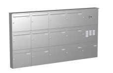Knobloch Briefkastenanlage AP133-244-E, Farbe: Edelstahl
