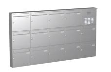 Knobloch Briefkastenanlage AP141-244-E, Farbe: Edelstahl